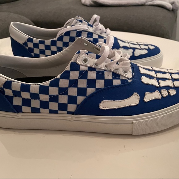 AMIRI checkered skeleton tow lace up sneaker - Picture 3 of 3